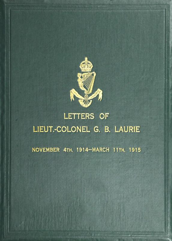 Laurie George - Letters of Lt.-Col. George Brenton Laurie скачать бесплатно