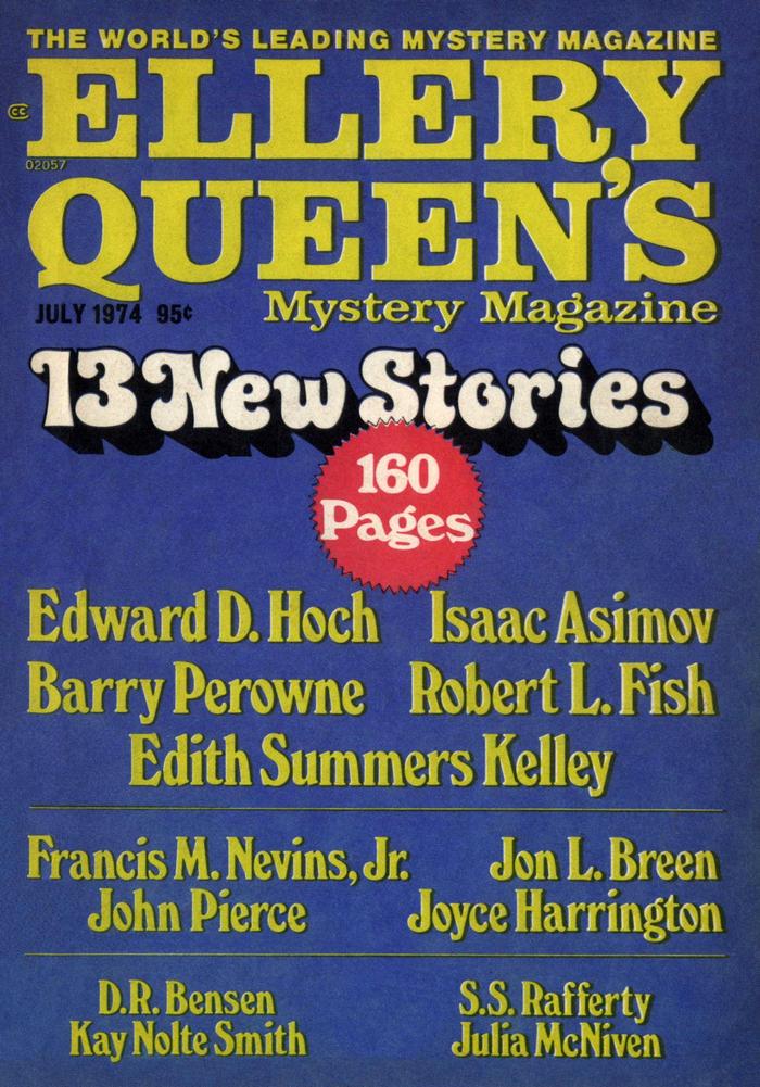Asimov Isaac - Ellery Queen’s Mystery Magazine, Vol. 64, No. 1. Whole No. 368, July 1974 скачать бесплатно