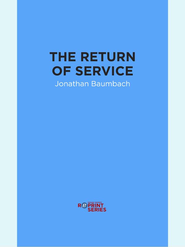 Baumbach Jonathan - The Return of Service скачать бесплатно