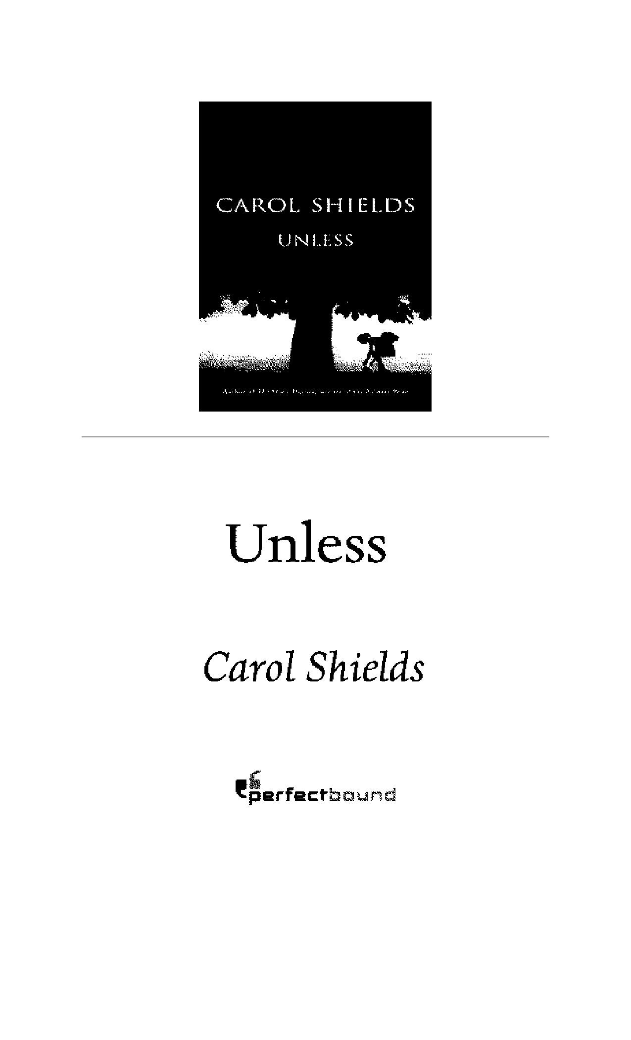 Shields Carol - Unless скачать бесплатно