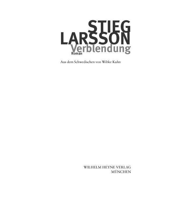 Larsson Stieg - Verblendung - Män Som Hatar Kvinnor (Millennium 1) скачать бесплатно