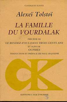 Tolstoï Alexis - La Famille du Vourdalak скачать бесплатно