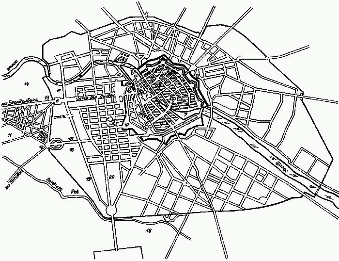 Карта берлина 1939 года