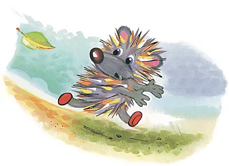 ежик бежит домой. ежик бежит. еж бежит. ежик бежит домой. ежик бежит домой.