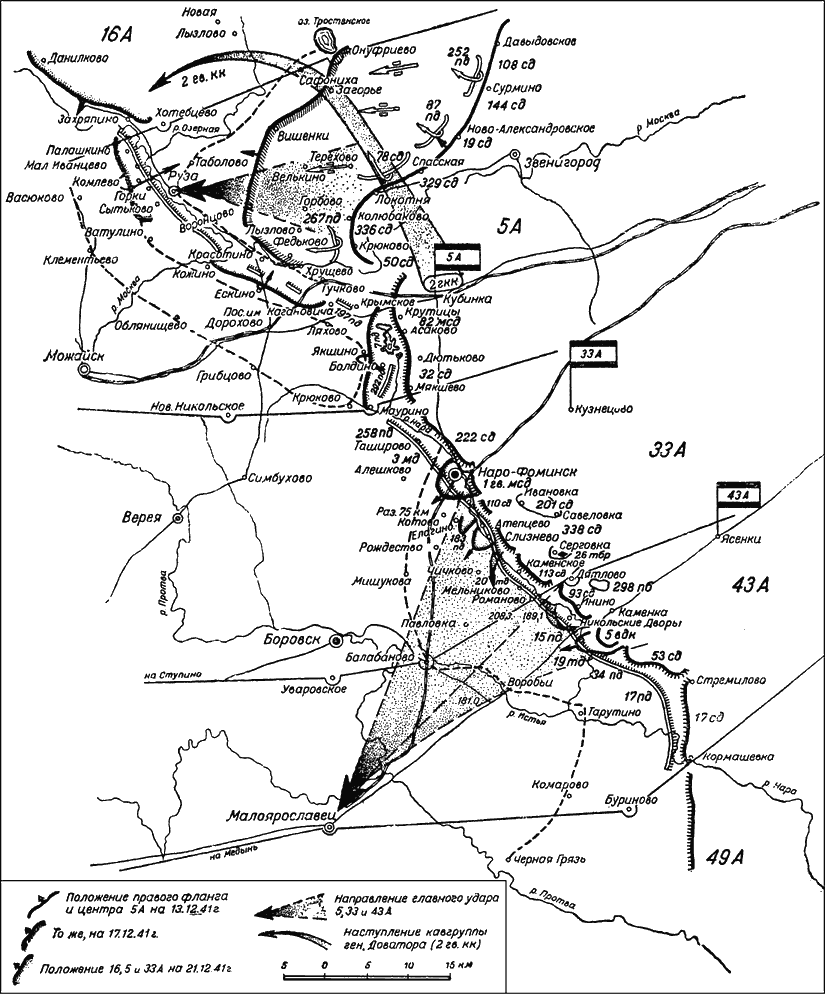 Оборона наро фоминска 1941 карта