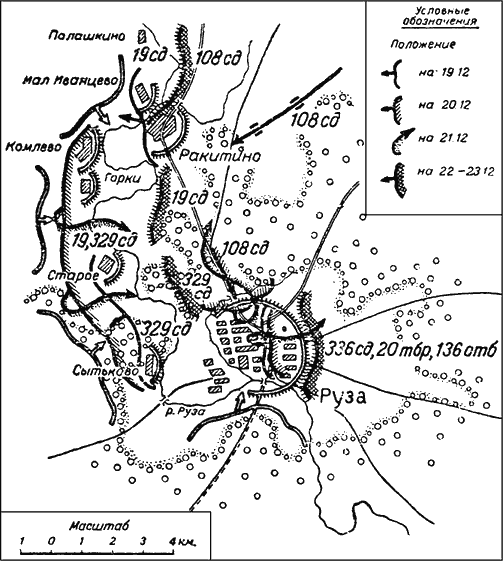 Оборона истры 1941 карта