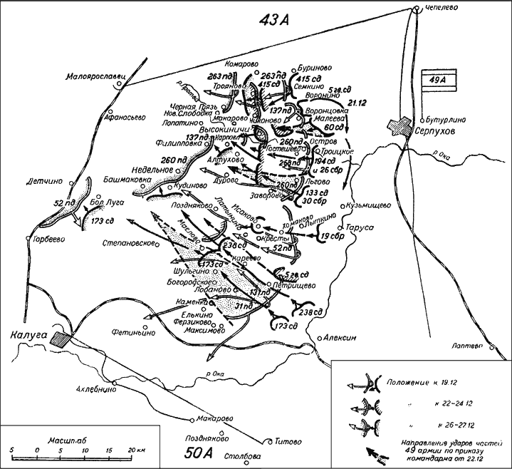 Наступление на г. Карта обороны Серпухова. Оборона Серпухова в 1941. Малоярославец карта боевых действий 1941. Бои за Серпухов в 1941 году.