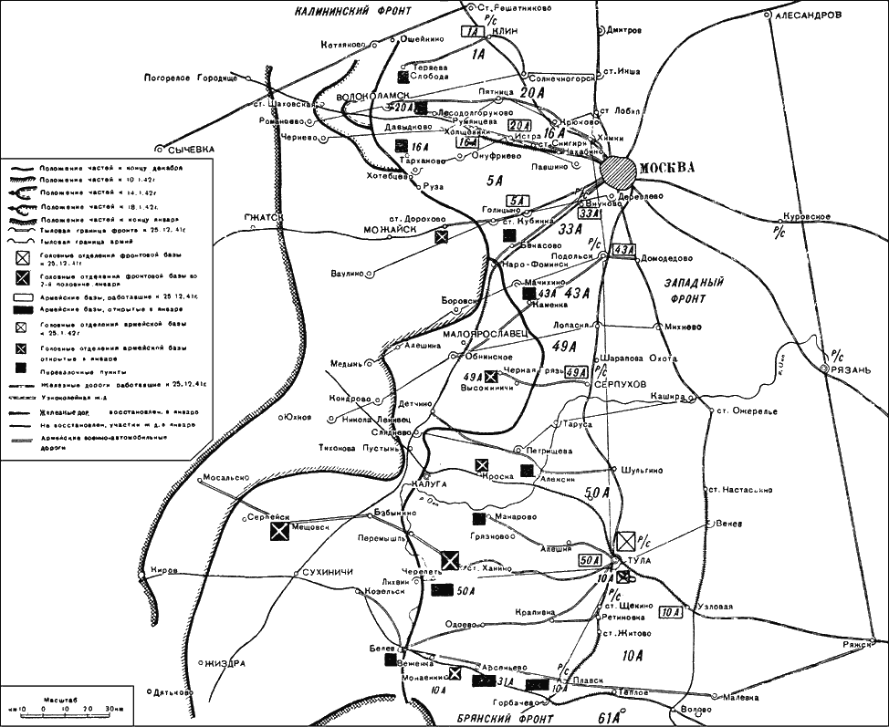 Линия фронта декабрь 1942 года карта