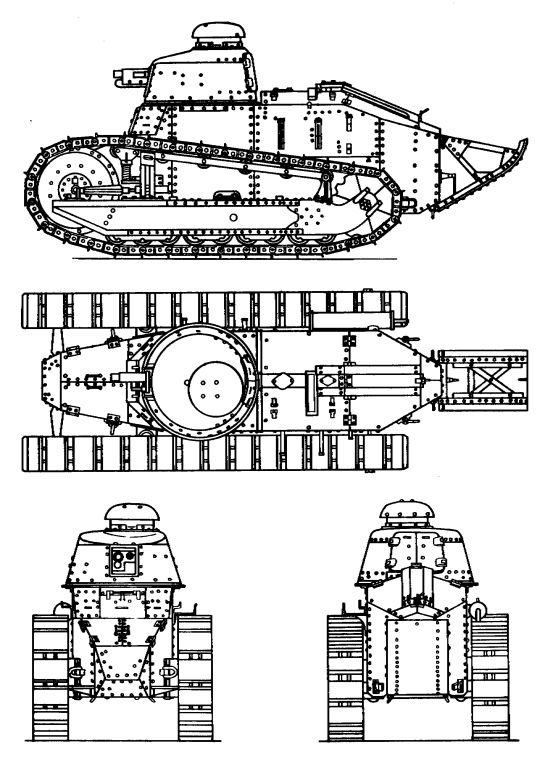 Рено фт 17 чертеж