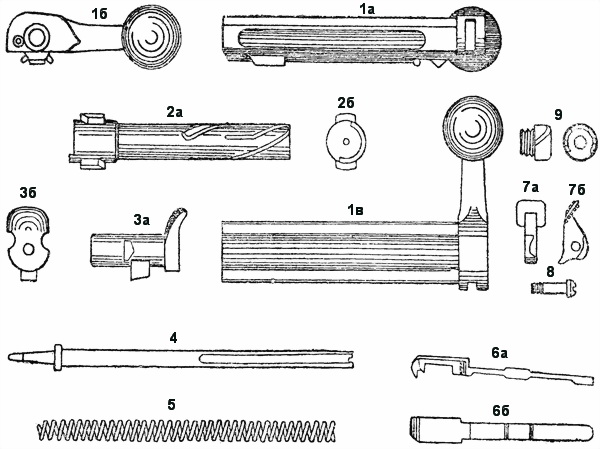 Затвор винтовки мосина чертежи