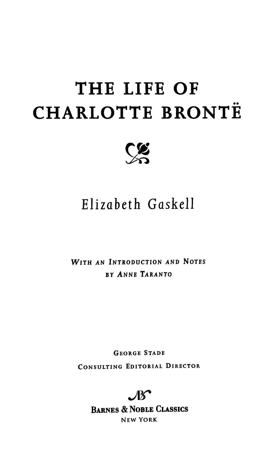 The Life Of Charlotte Bronte Gaskell Elizabeth Rezhim Chteniya