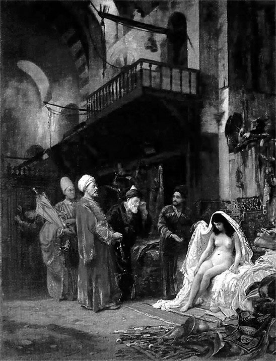 Картина продажа рабыни