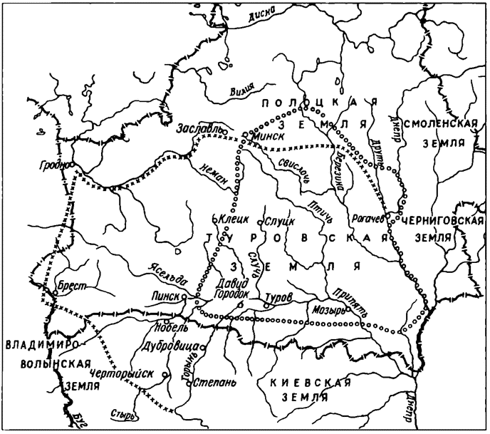 Кривичи карта расселения