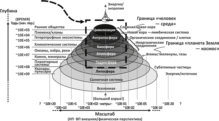 Современную эволюционную теорию можно представить в виде следующей схемы в условиях неограниченности