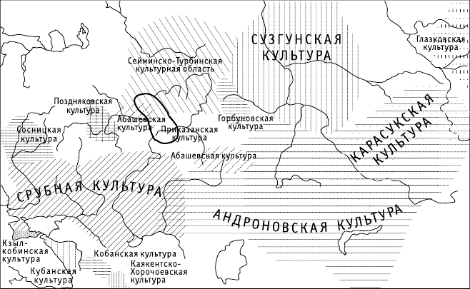 Карта археологических культур