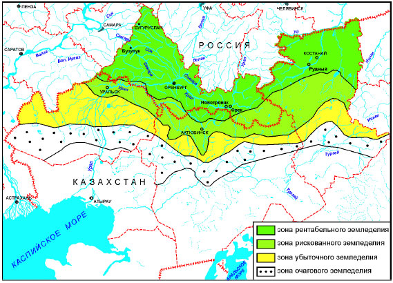 Зона земледелия в россии карта