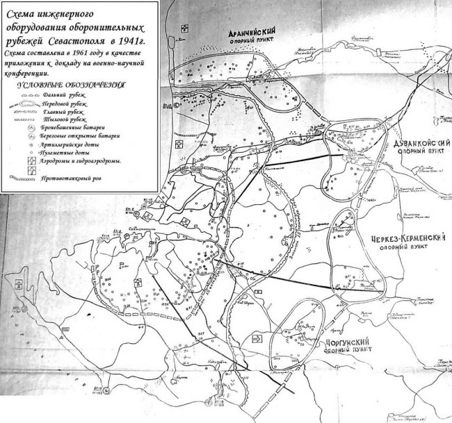 Оборона севастополя вов карта