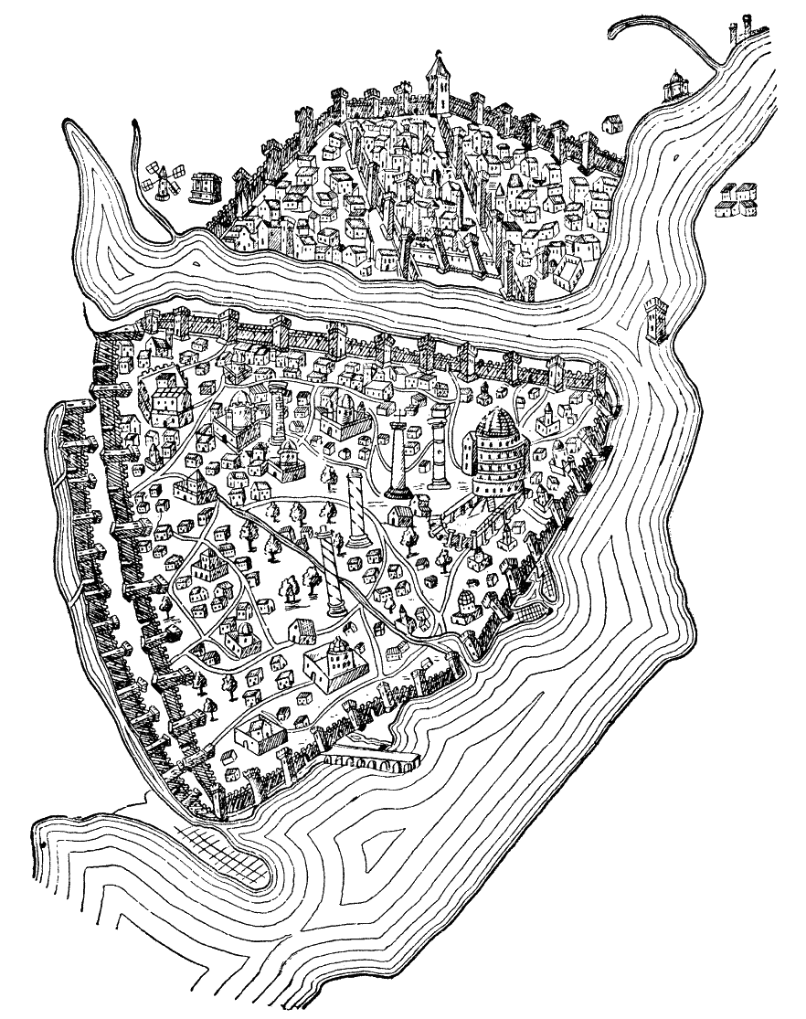 Константинополь план города