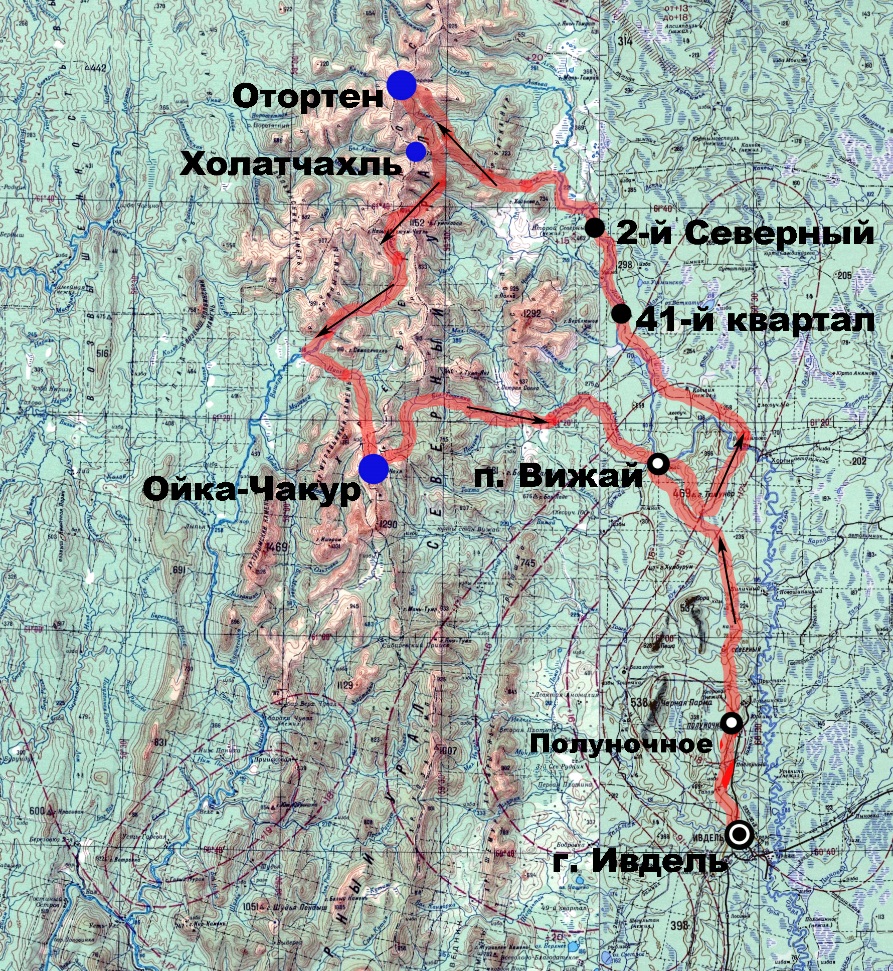 Карта топографическая вижай